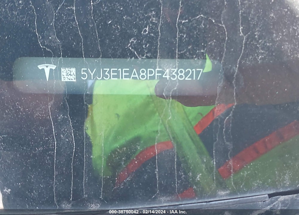 2023 TESLA MODEL 3 REAR-WHEEL DRIVE VIN: 5YJ3E1EA8PF438217