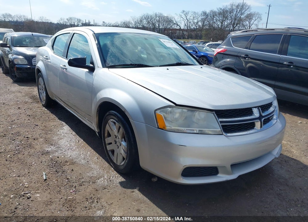 2012 DODGE AVENGER SE VIN: 1C3CDZAB4CN128579