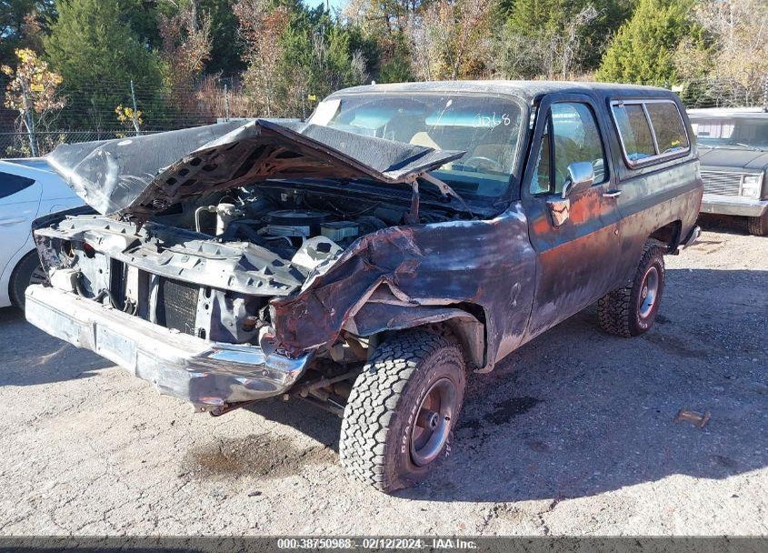 1988 CHEVROLET BLAZER V10 VIN: 1GNEV18K8JF160068