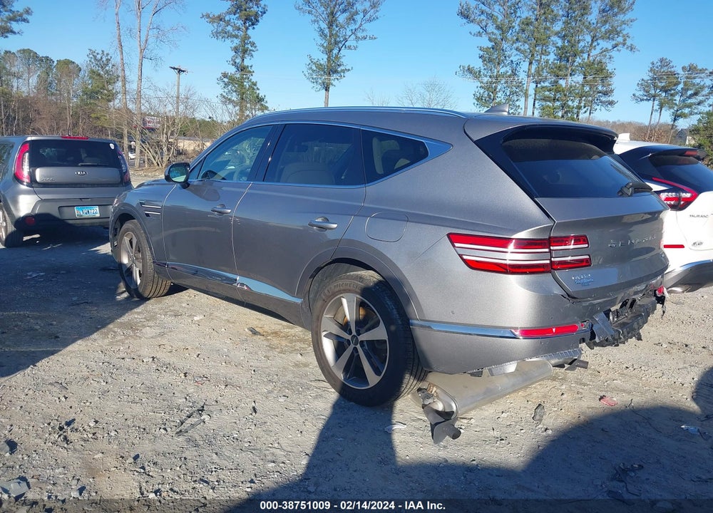 2022 GENESIS GV80 2.5T AWD VIN: KMUHBDSB7NU076623