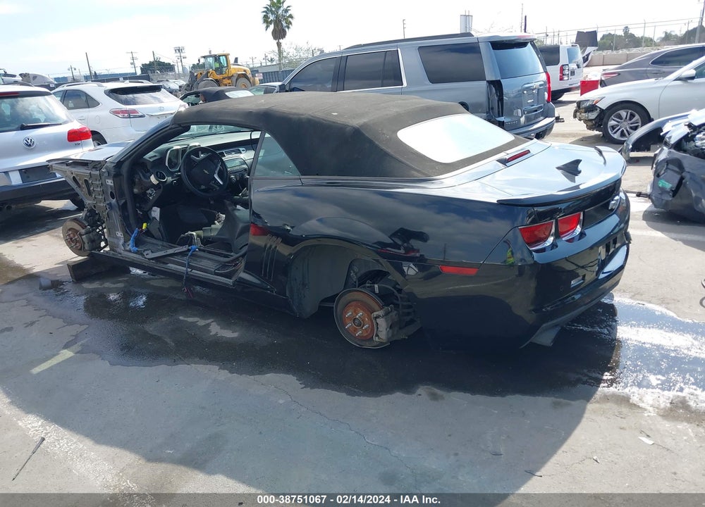 2012 CHEVROLET CAMARO 1LT VIN: 2G1FB3D34C9182945