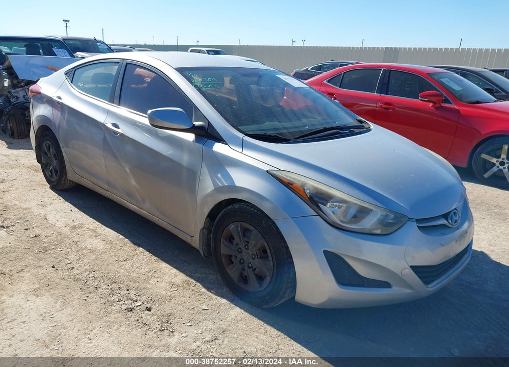 2016 HYUNDAI ELANTRA SE VIN: KMHDH4AE3GU479248