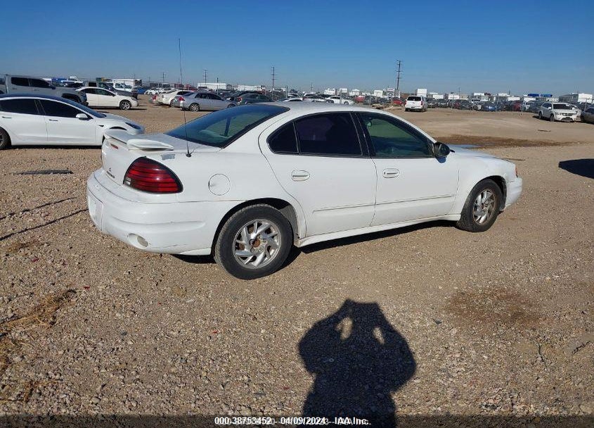 2004 PONTIAC GRAND AM SE1 VIN: 1G2NF52E94C251652