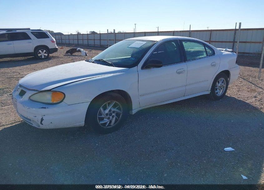 2004 PONTIAC GRAND AM SE1 VIN: 1G2NF52E94C251652