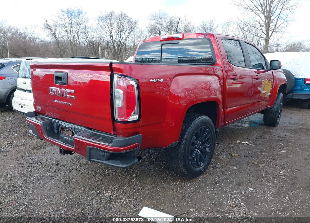 2021 GMC CANYON 4WD SHORT BOX ELEVATION VIN: 1GTG6CEN8M1219646