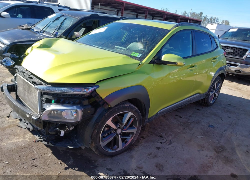 2019 HYUNDAI KONA LIMITED VIN: KM8K3CA52KU275274