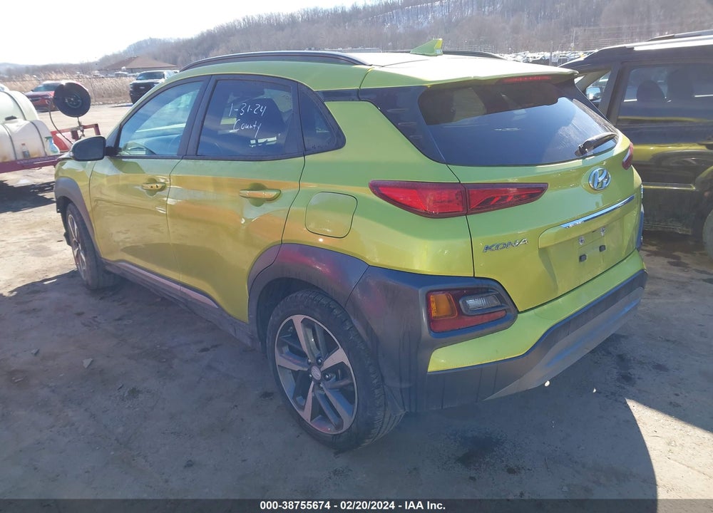 2019 HYUNDAI KONA LIMITED VIN: KM8K3CA52KU275274