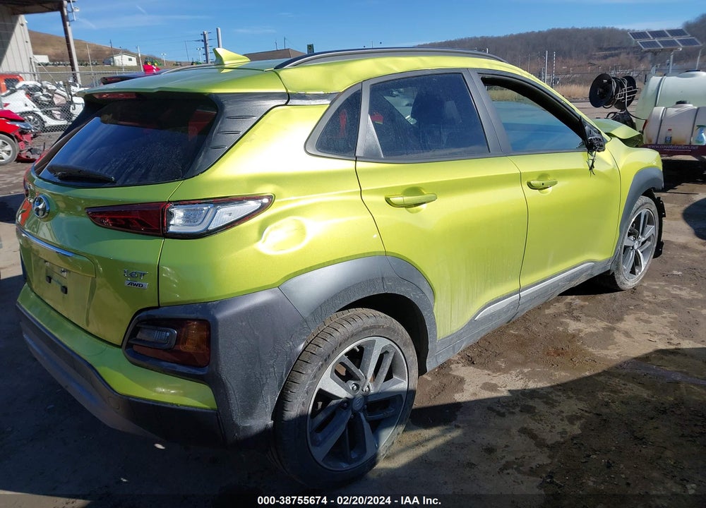 2019 HYUNDAI KONA LIMITED VIN: KM8K3CA52KU275274