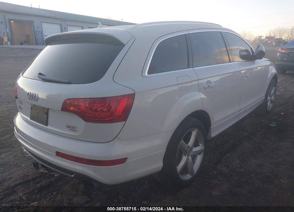 2014 AUDI Q7 3.0T S LINE PRESTIGE VIN: WA1DGAFE5ED012659
