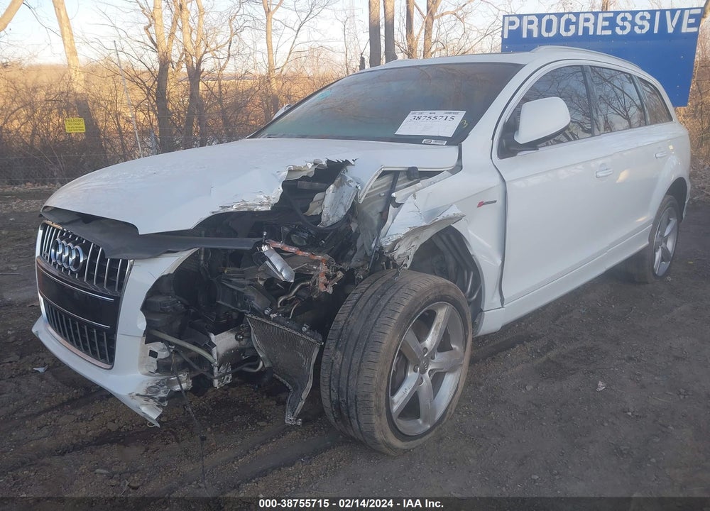 2014 AUDI Q7 3.0T S LINE PRESTIGE VIN: WA1DGAFE5ED012659