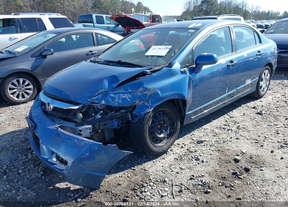 2010 HONDA CIVIC LX VIN: 2HGFA1F50AH322507