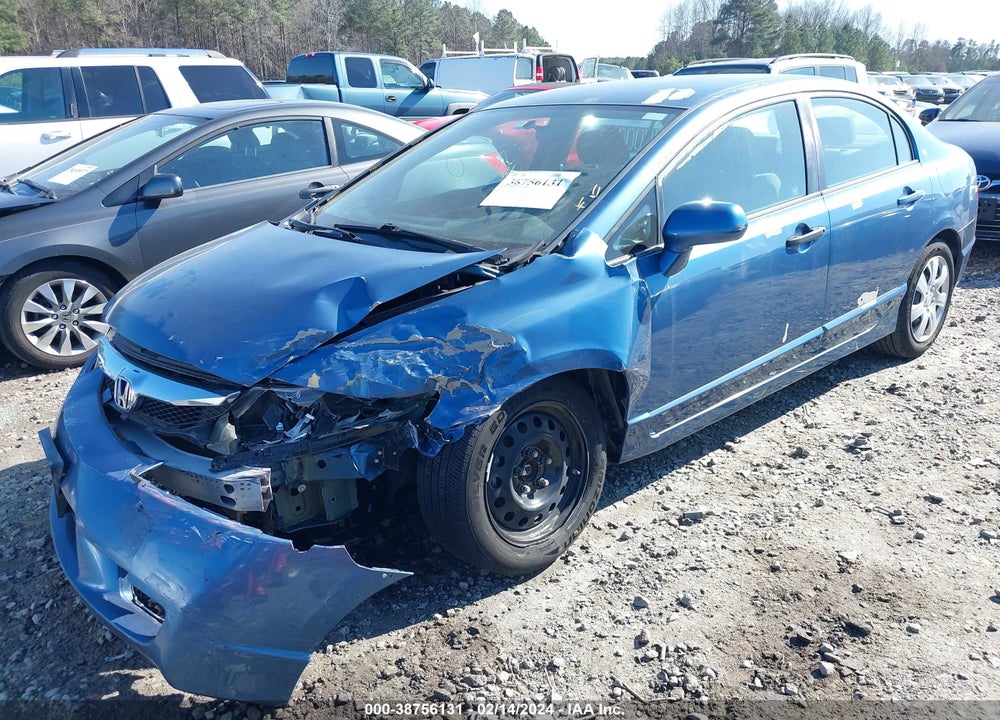 2010 HONDA CIVIC LX VIN: 2HGFA1F50AH322507