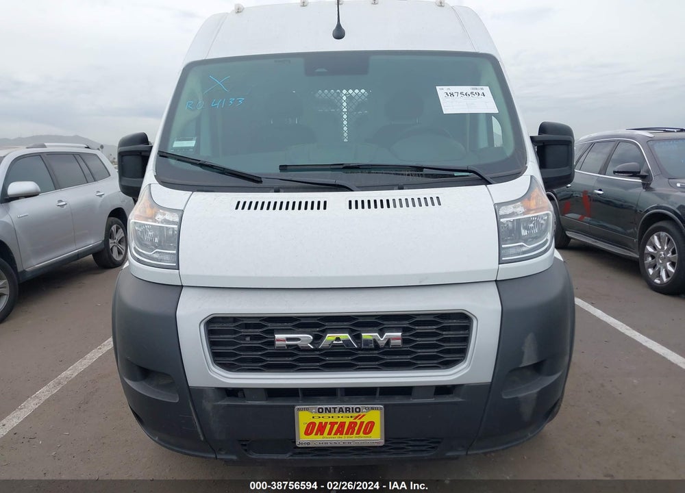 2022 RAM PROMASTER 2500 HIGH ROOF 159 WB VIN: 3C6LRVDG4NE139562