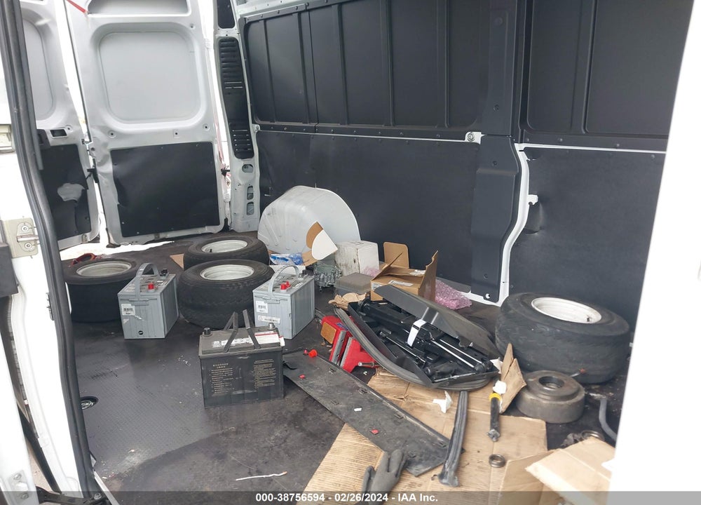 2022 RAM PROMASTER 2500 HIGH ROOF 159 WB VIN: 3C6LRVDG4NE139562