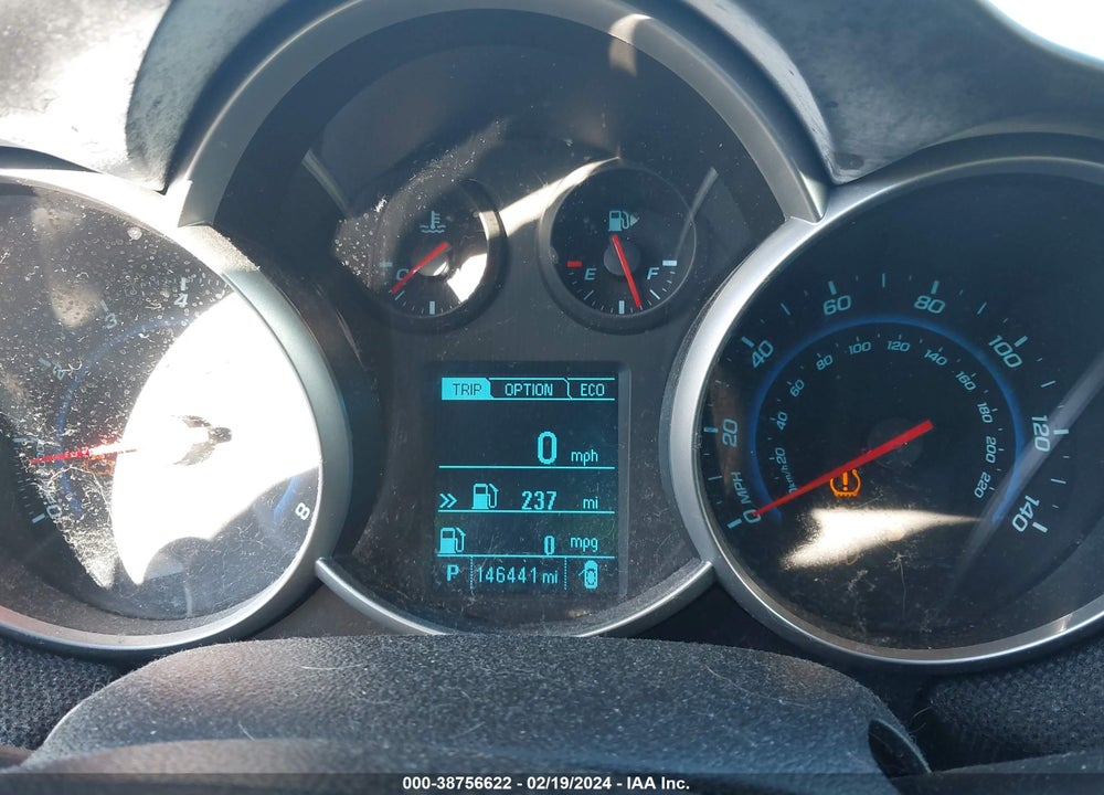 2013 CHEVROLET CRUZE ECO AUTO VIN: 1G1PH5SB5D7314011