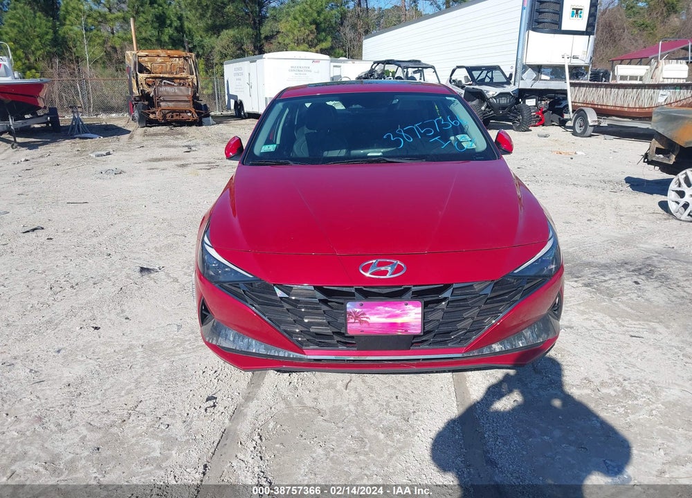 2021 HYUNDAI ELANTRA LIMITED VIN: KMHLP4AG8MU115984