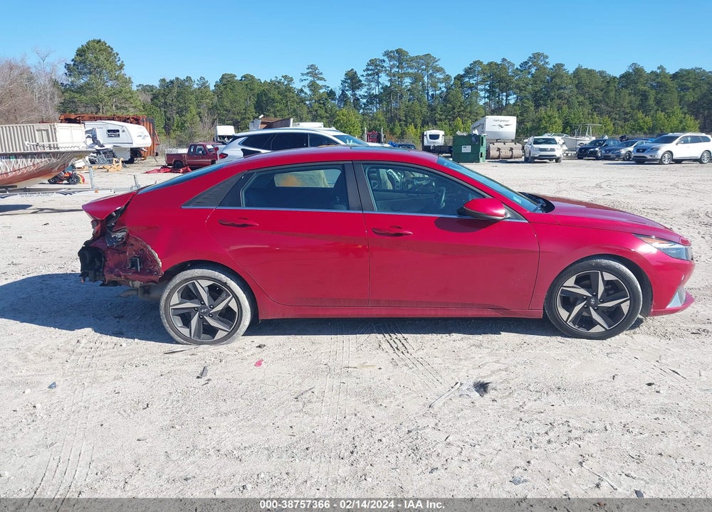 2021 HYUNDAI ELANTRA LIMITED VIN: KMHLP4AG8MU115984