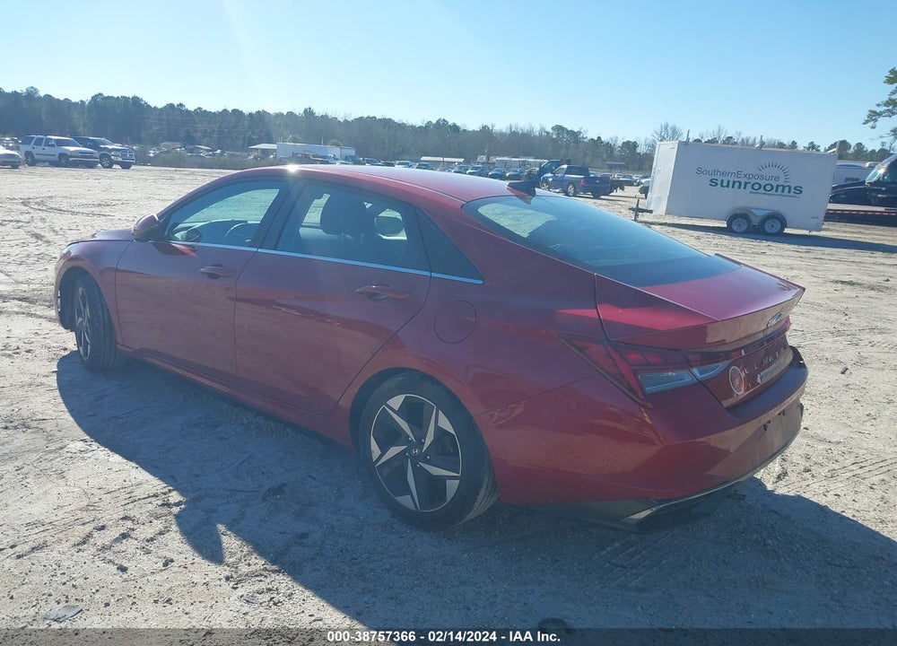 2021 HYUNDAI ELANTRA LIMITED VIN: KMHLP4AG8MU115984