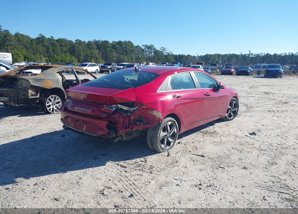 2021 HYUNDAI ELANTRA LIMITED VIN: KMHLP4AG8MU115984