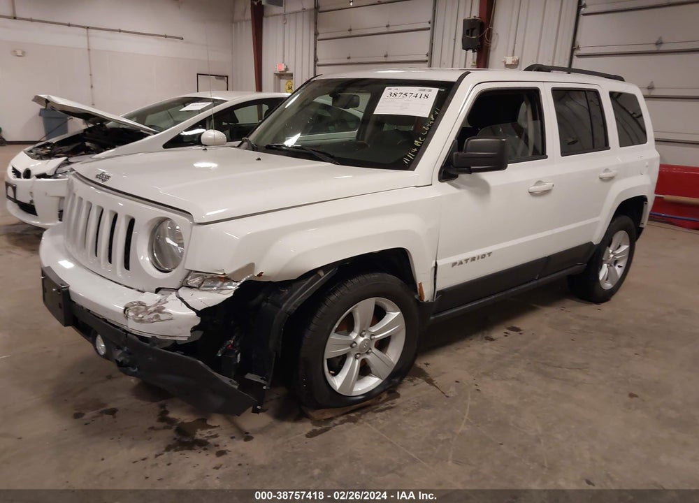 2016 JEEP PATRIOT LATITUDE VIN: 1C4NJRFB2GD646871