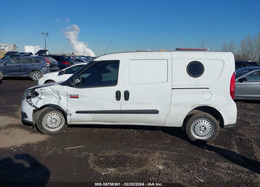 2022 RAM PROMASTER CITY CARGO VAN VIN: ZFBHRFAB9N6X02529