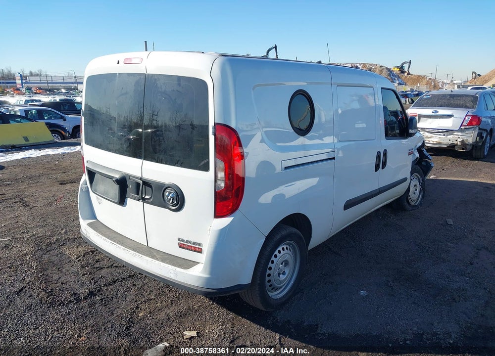 2022 RAM PROMASTER CITY CARGO VAN VIN: ZFBHRFAB9N6X02529