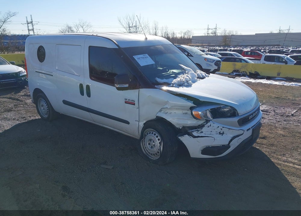 2022 RAM PROMASTER CITY CARGO VAN VIN: ZFBHRFAB9N6X02529