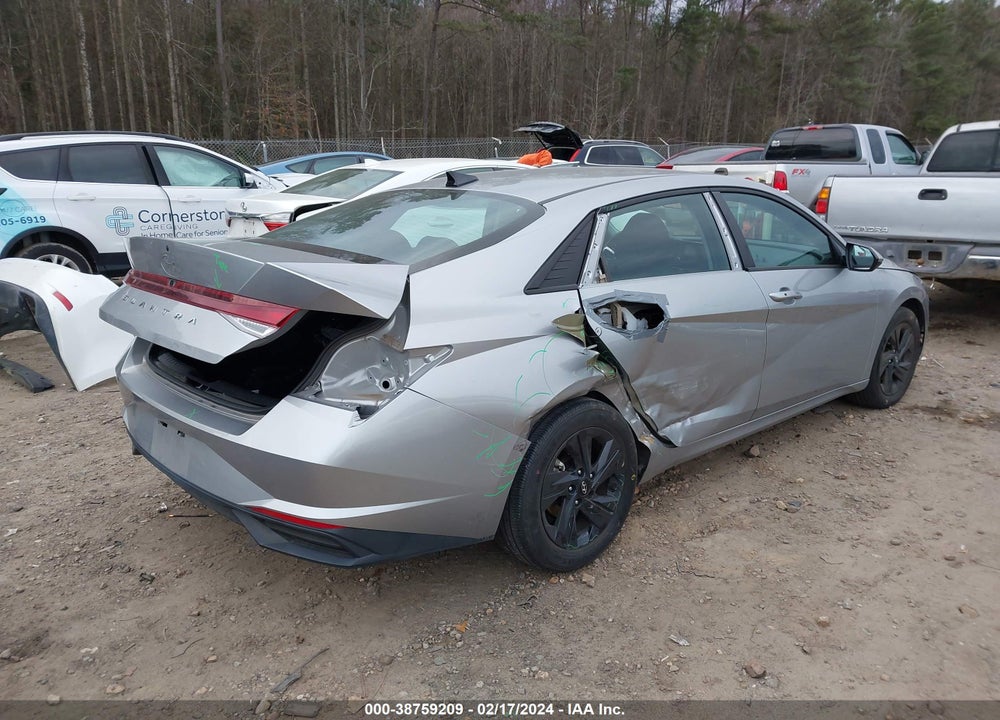 2021 HYUNDAI ELANTRA SEL VIN: 5NPLM4AG8MH020963