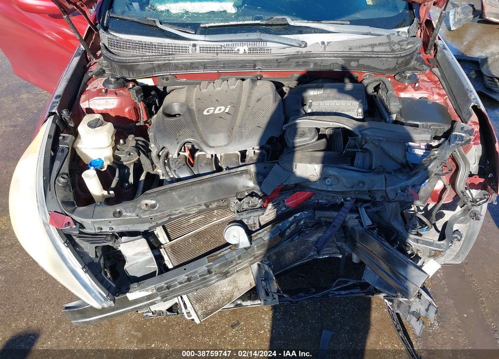 2012 HYUNDAI SONATA GLS VIN: 5NPEB4AC4CH349492