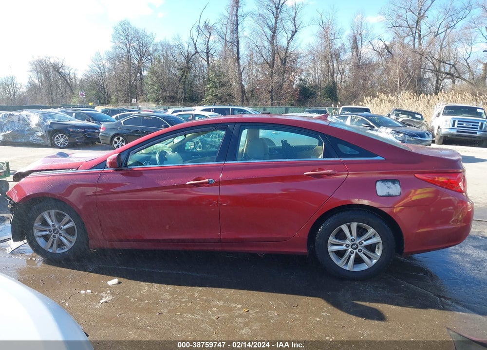 2012 HYUNDAI SONATA GLS VIN: 5NPEB4AC4CH349492