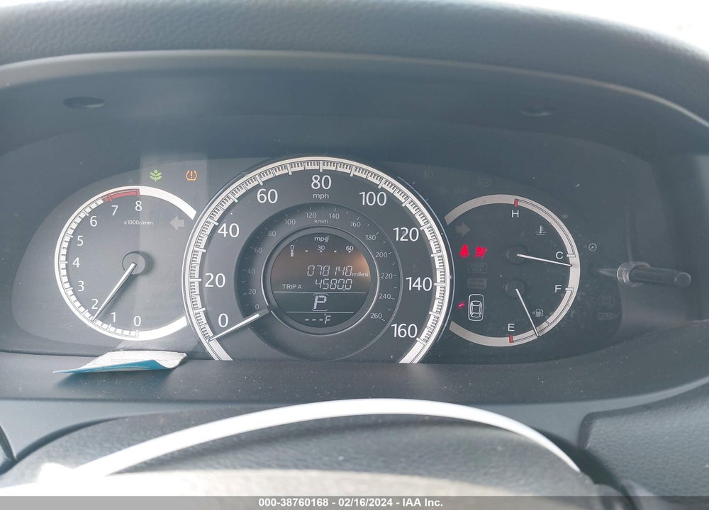 2013 HONDA ACCORD EX VIN: 1HGCR2F72DA074072