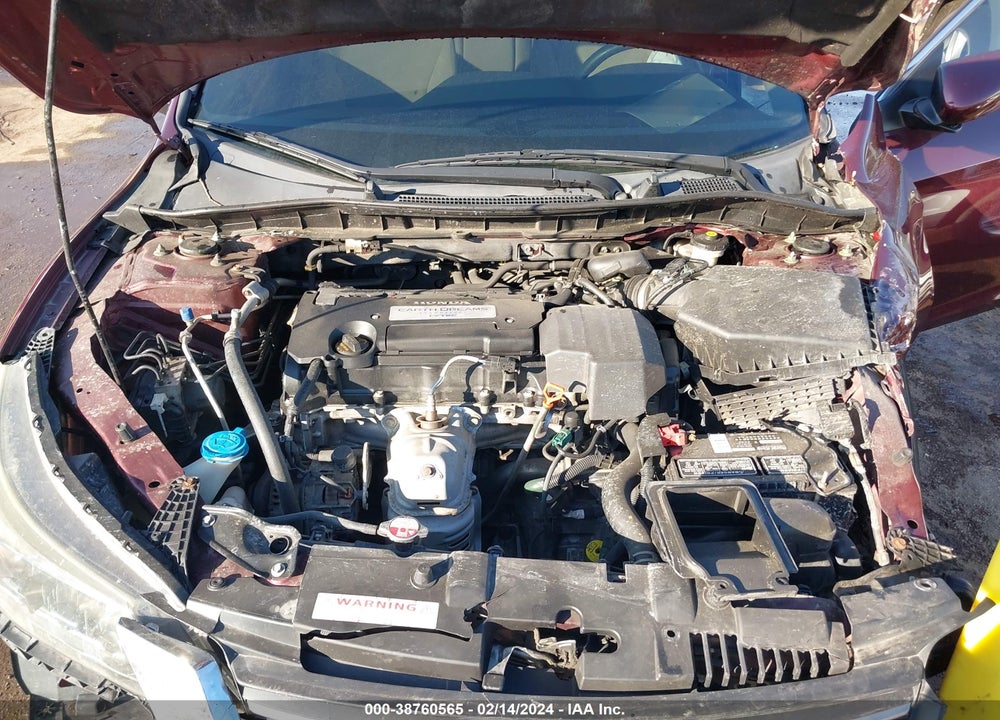 2013 HONDA ACCORD LX VIN: 1HGCR2F38DA045365