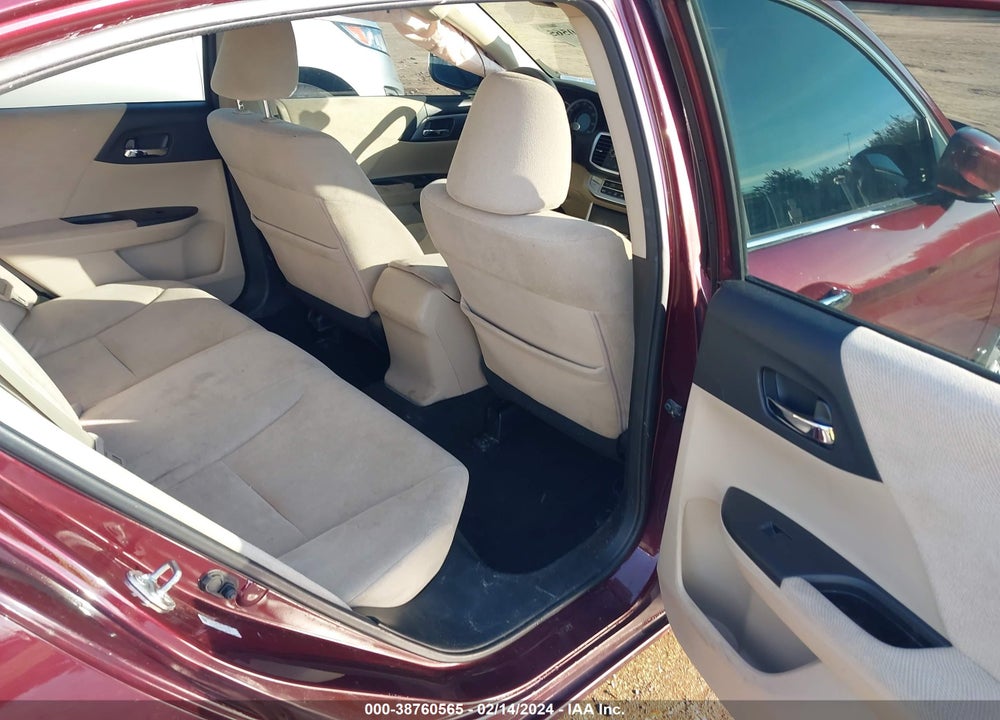 2013 HONDA ACCORD LX VIN: 1HGCR2F38DA045365