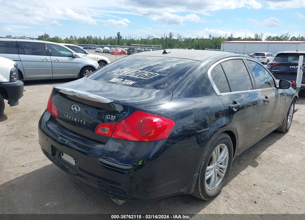 2012 INFINITI G37 JOURNEY VIN: JN1CV6AP5CM620033