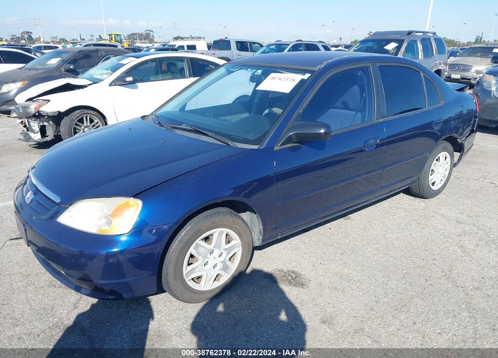 2003 HONDA CIVIC LX VIN: JHMES16523S000694