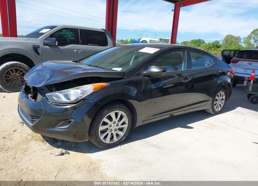 2012 HYUNDAI ELANTRA GLS VIN: 5NPDH4AE6CH116001