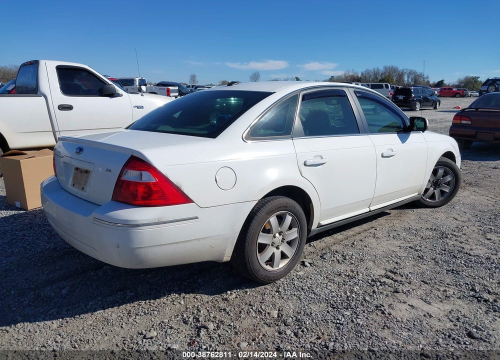 2007 FORD FIVE HUNDRED SEL VIN: 1FAHP24167G164275