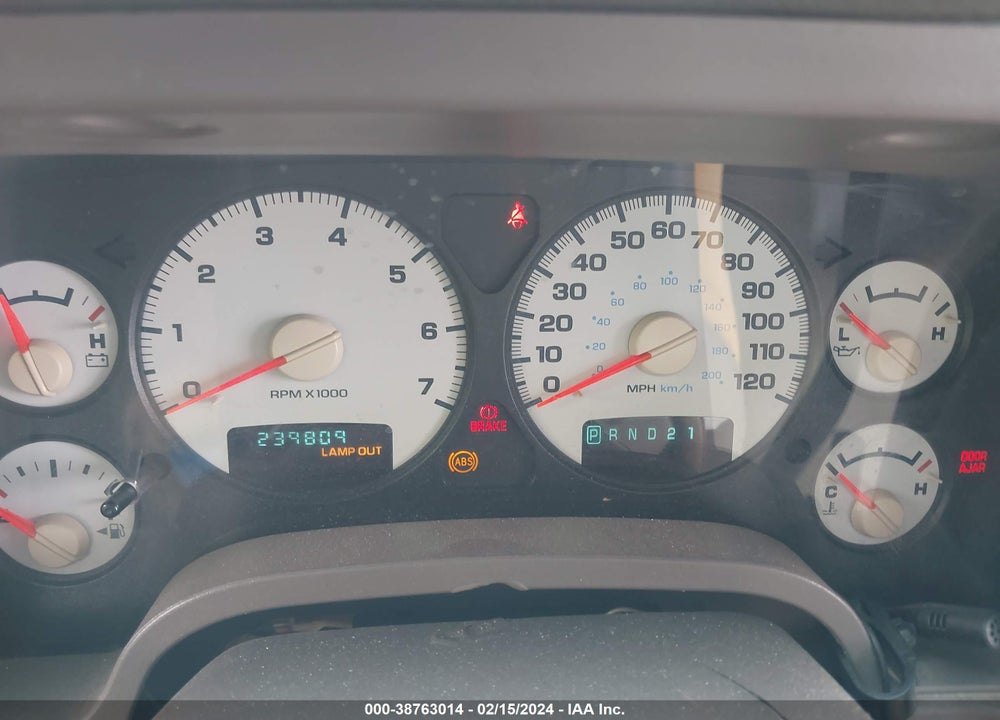 2005 DODGE RAM 1500 SLT/LARAMIE VIN: 1D7HA18D75S133885