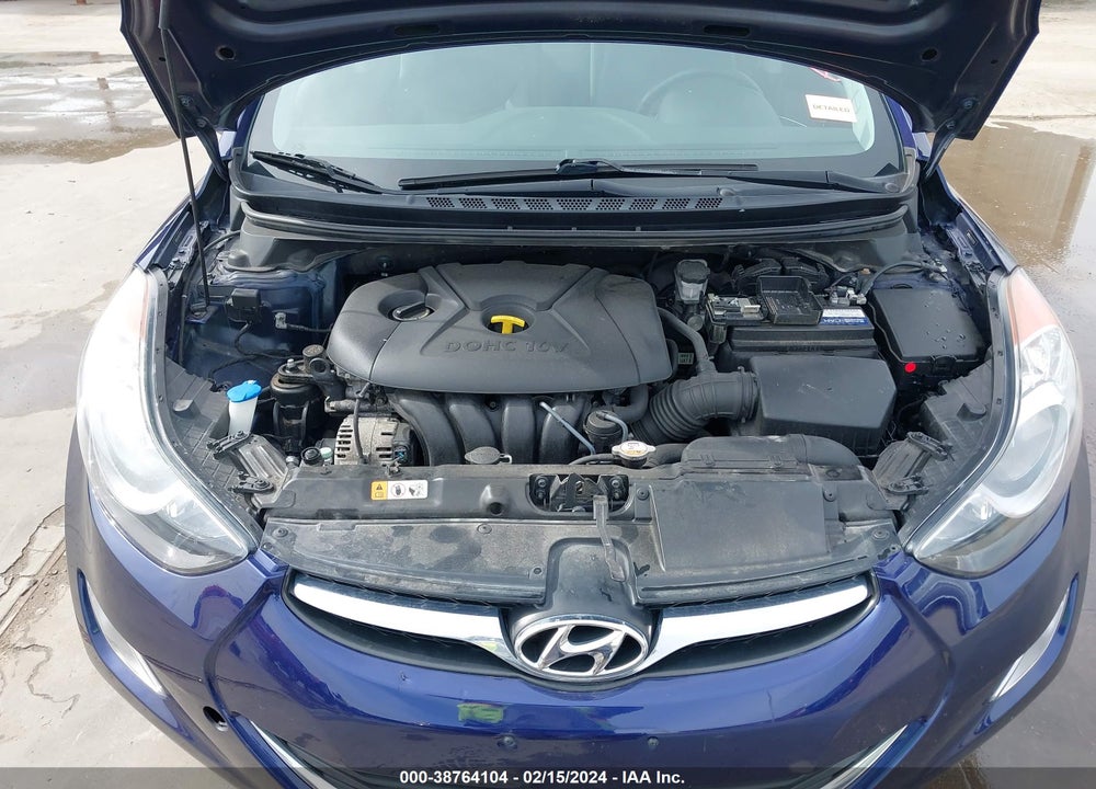2013 HYUNDAI ELANTRA GLS VIN: 5NPDH4AE8DH374070