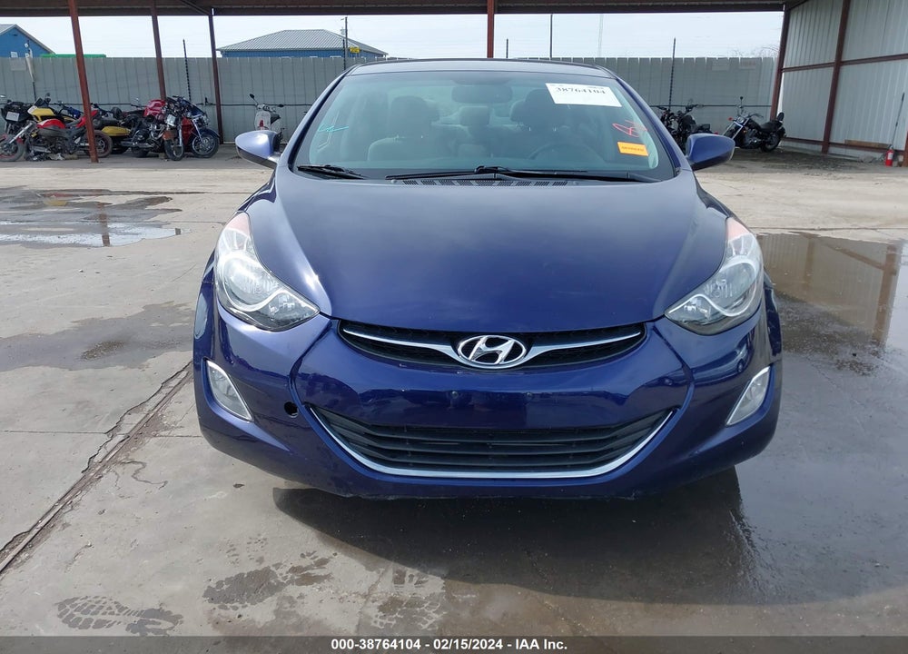 2013 HYUNDAI ELANTRA GLS VIN: 5NPDH4AE8DH374070