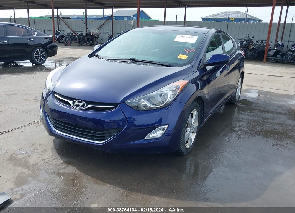 2013 HYUNDAI ELANTRA GLS VIN: 5NPDH4AE8DH374070