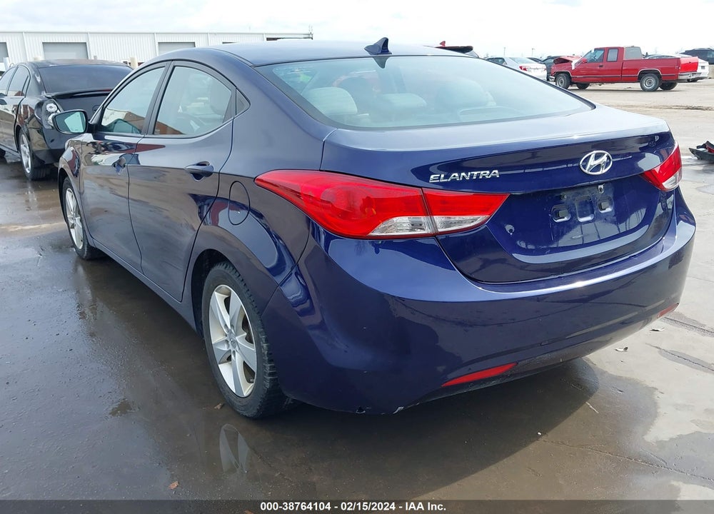 2013 HYUNDAI ELANTRA GLS VIN: 5NPDH4AE8DH374070