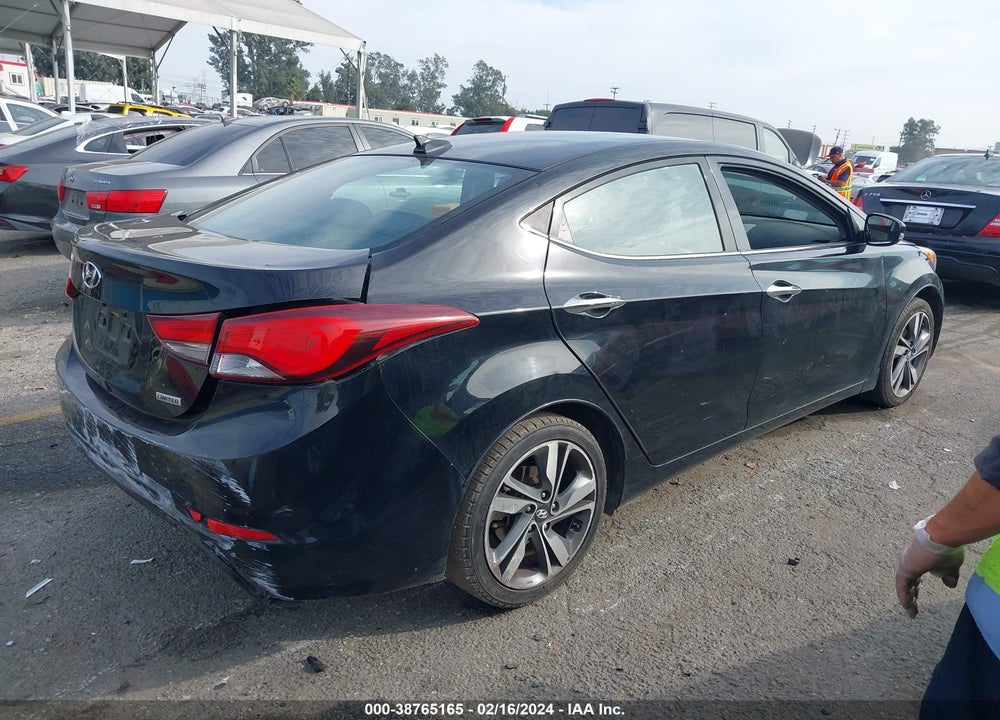 2014 HYUNDAI ELANTRA LIMITED VIN: KMHDH4AE2EU057002