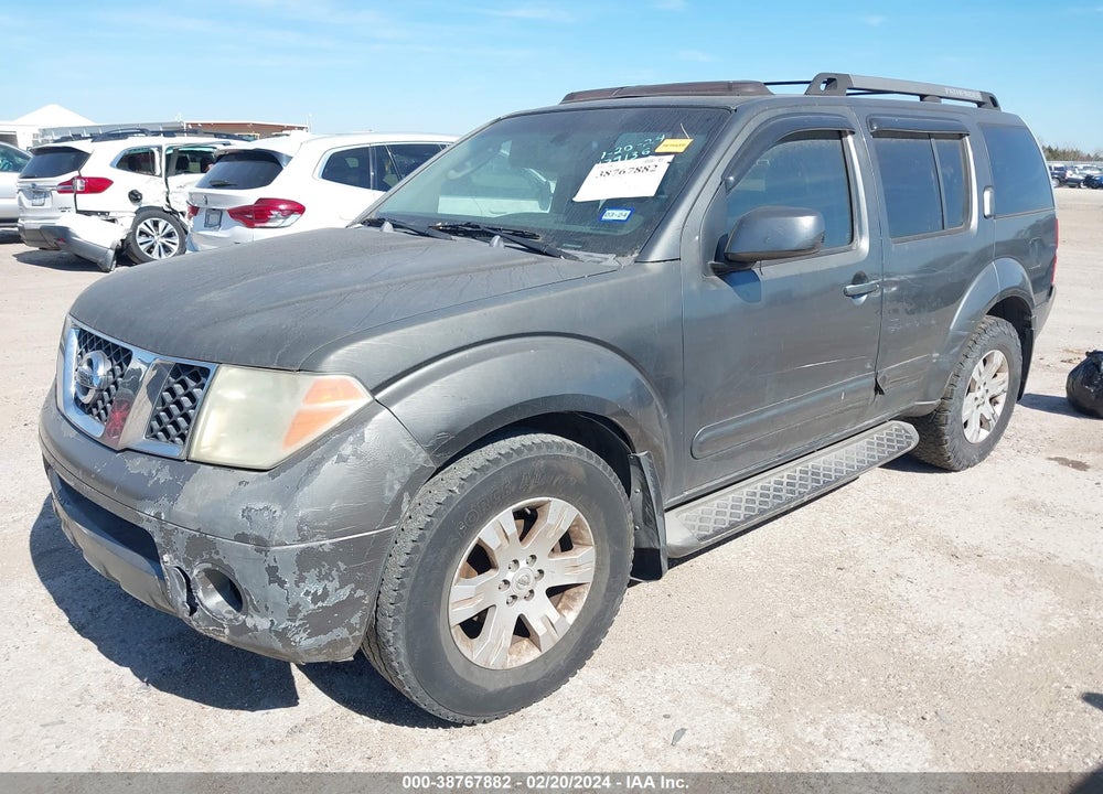 2005 NISSAN PATHFINDER LE VIN: 5N1AR18W05C781290