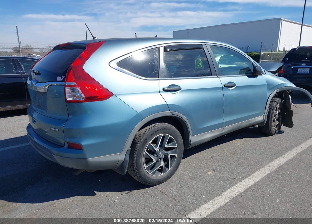 2016 HONDA CR-V SE VIN: 2HKRM3H4XGH549013