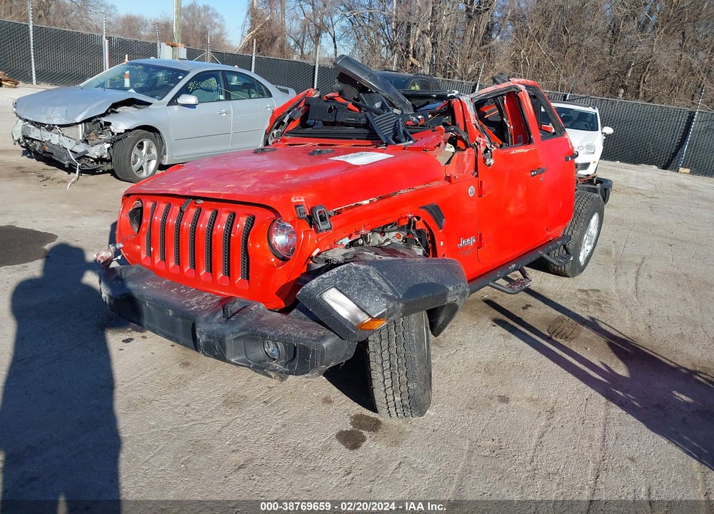 2018 JEEP WRANGLER UNLIMITED SPORT S 4X4 VIN: 1C4HJXDGXJW272862