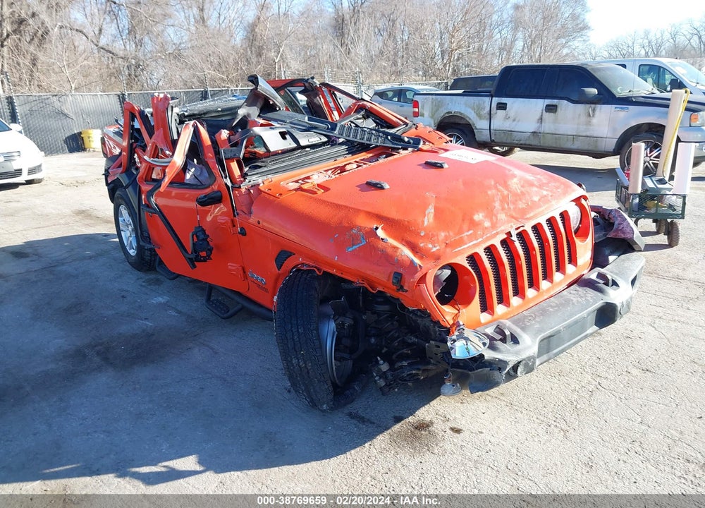 2018 JEEP WRANGLER UNLIMITED SPORT S 4X4 VIN: 1C4HJXDGXJW272862
