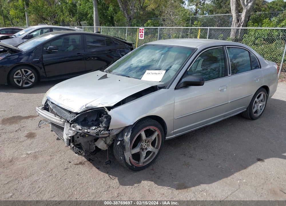 2003 HONDA CIVIC LX VIN: 2HGES16503H510682