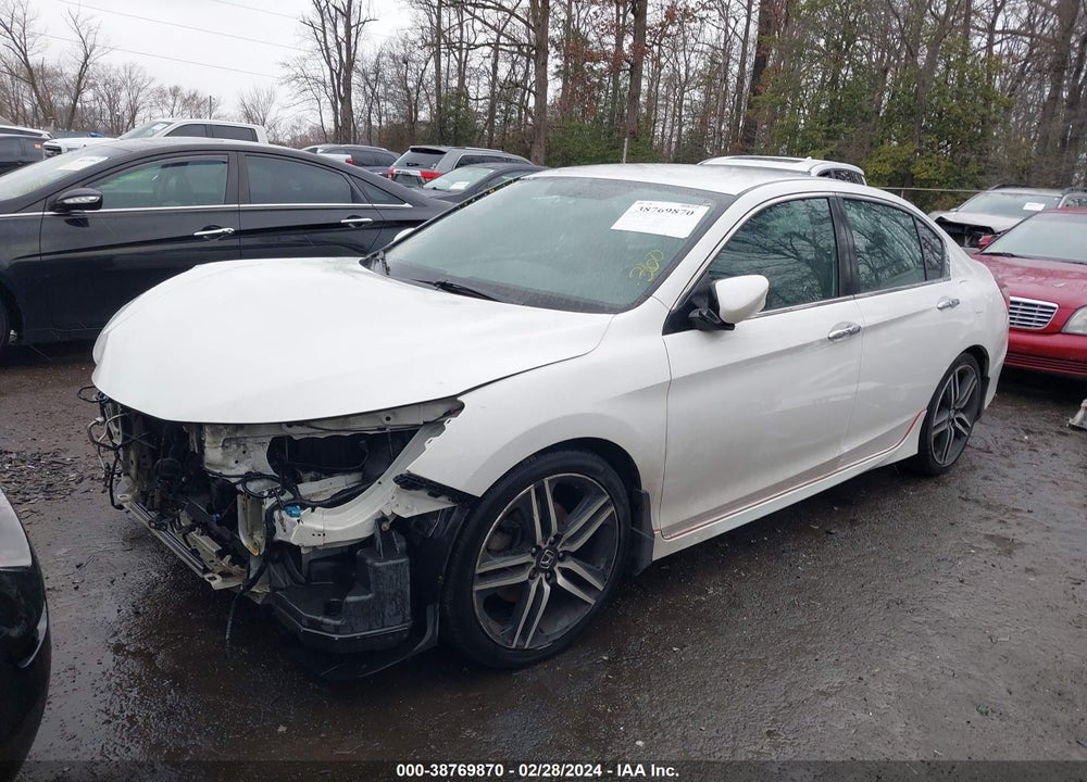 2017 HONDA ACCORD SPORT SE VIN: 1HGCR2F16HA300292