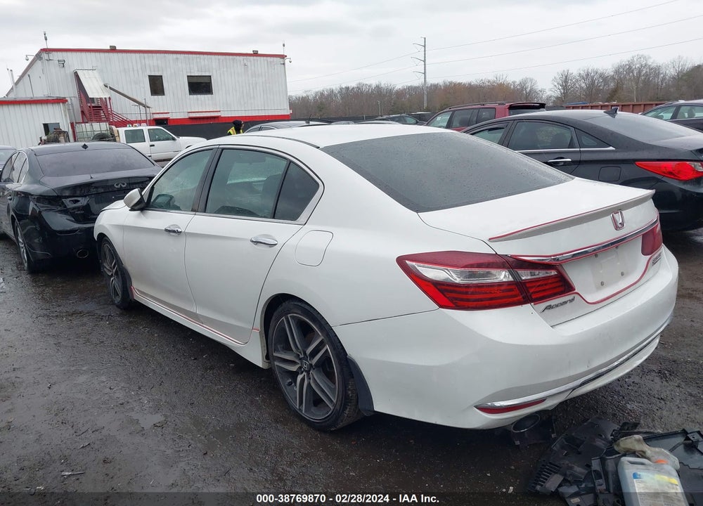 2017 HONDA ACCORD SPORT SE VIN: 1HGCR2F16HA300292